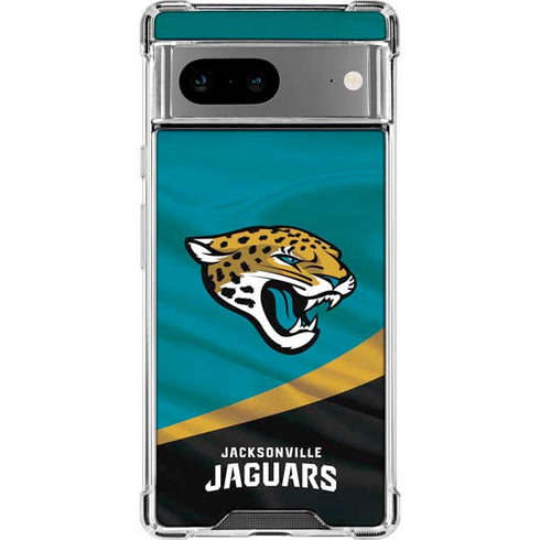 NFL Jacksonville Jaguars Google Pixel 7a Clear Case